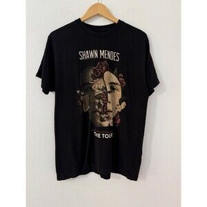 Shawn Mendes 2019 The Tour Concert T Shirt Tee Alessia Cara Black Mens Size L